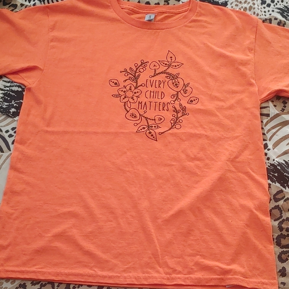 Orange Kids Shirt - Every Child Matters Sz XL